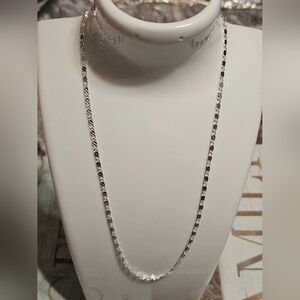 Sterling Silver 925 Plated Chain Necklace